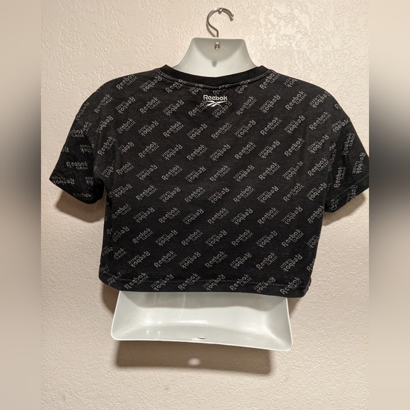 Reebok Black Women's Crop Top - Picture 2 of 3